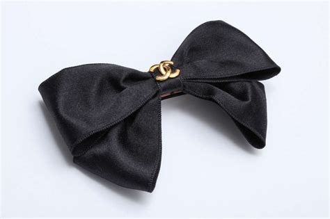 coco chanel hair bows|chanel bow hair clips.